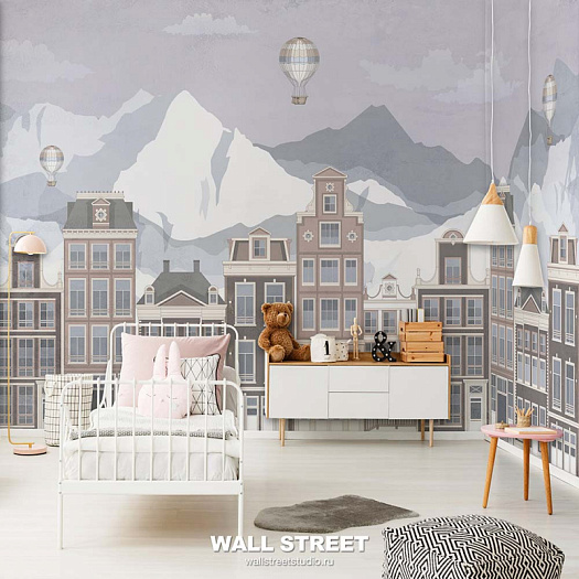 Фотообои в интерьере артикул Big Little 4, BIG LITTLE, Wall street Фотообои в интерьере артикул Big Little 4, BIG LITTLE, Wall street