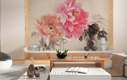 Фотообои в интерьере артикул Chinoserie 20, CHINOSERIE, Wall street Фотообои в интерьере артикул Chinoserie 20, CHINOSERIE, Wall street