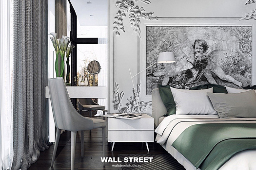 Фотообои в интерьере артикул Grayscale 28, GRAYSCALE, Wall street Фотообои в интерьере артикул Grayscale 28, GRAYSCALE, Wall street