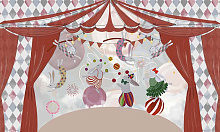 Красные фотообои Wall street CIRCUS Circus 7 30857